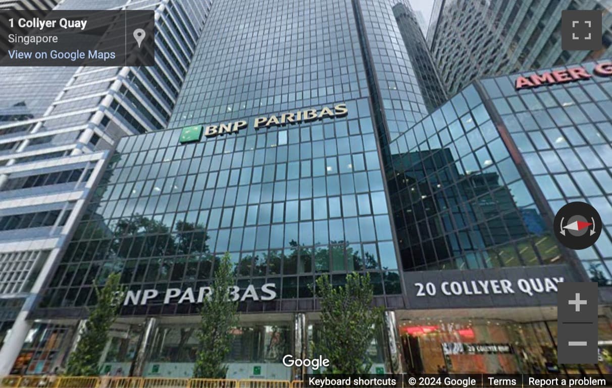 Street View image of 20 Collyer Quay, Singapore