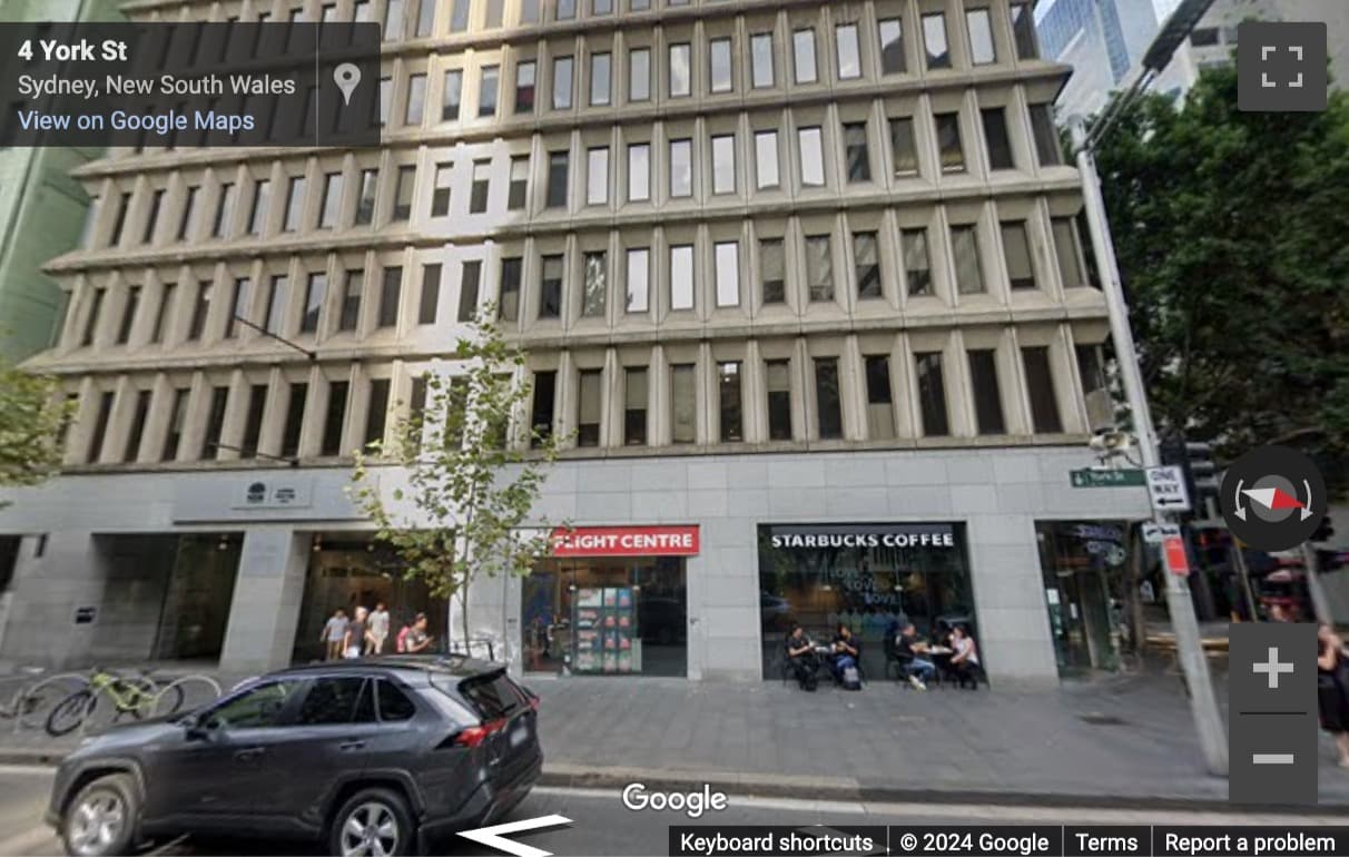 Street View image of 11 York Street, Level 2-3, Sydney Startup Hub, Sydney, New South Wales