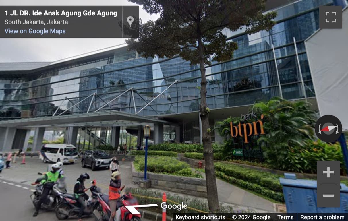 Street View image of Jalan Dr. Ide Anak Agung Gde Agung Lot 5. 5-5. 6, Menara BTPN, Jakarta