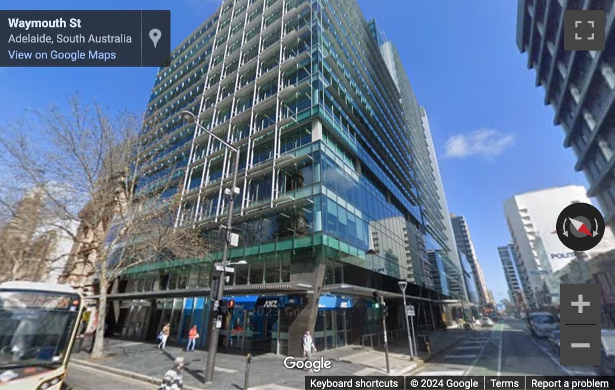 Street View image of 121 King William Street, Level G, Adelaide, South Australia