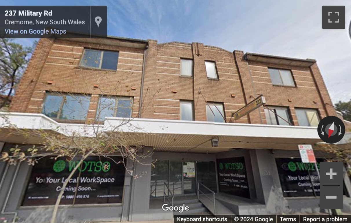 Street View image of 237 Military Road, Sydney, New South Wales