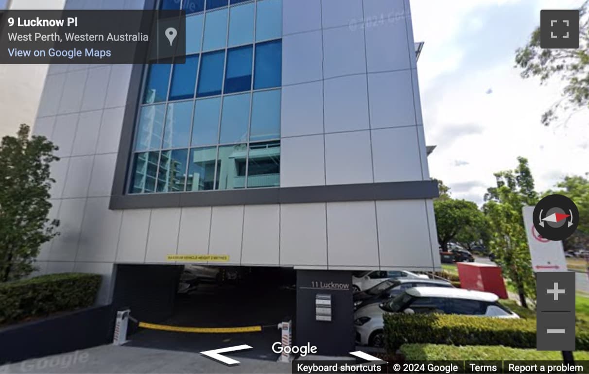 Street View image of 11 Lucknow Place, Level 1, West Perth, Perth, Western Australia