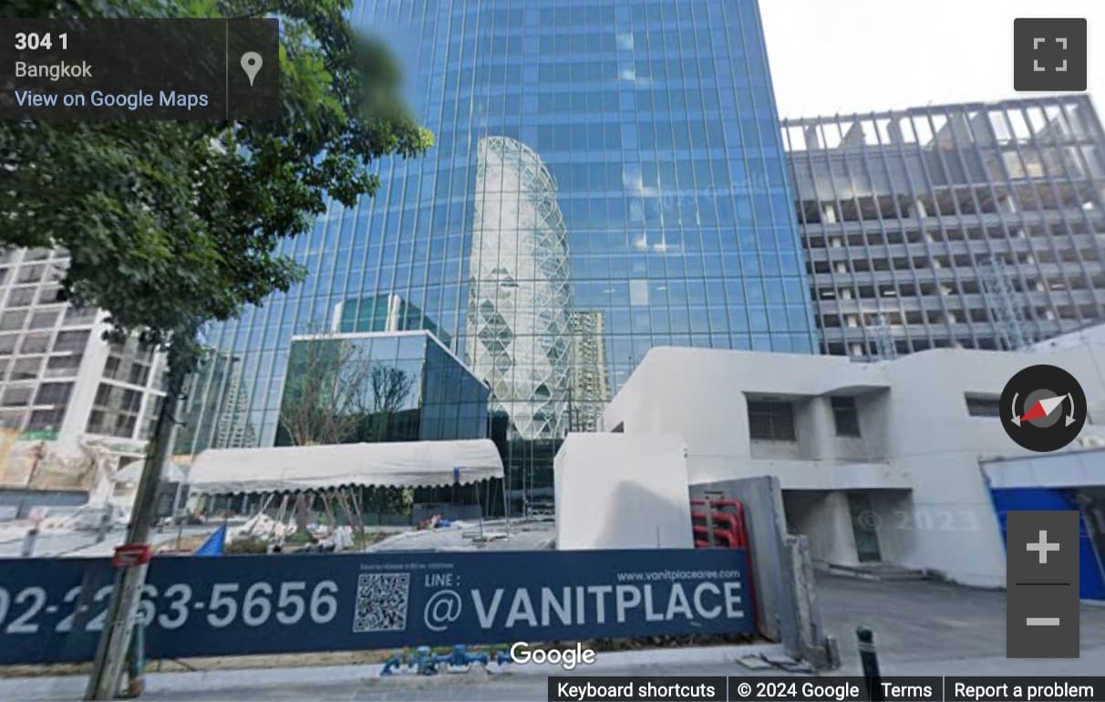 Street View image of No. 304, Phaholyothin Road, Samsen Nai, Phayathai, 23rd Floor, Vanit Place Aree, Bangkok