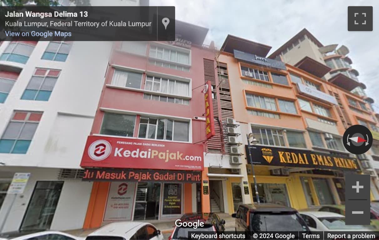 Street View image of Unit No. 6-3 (Level 3), Jalan Wangsa Delima 10, Pusat Bandar Wangsa Maju, Kuala Lumpur