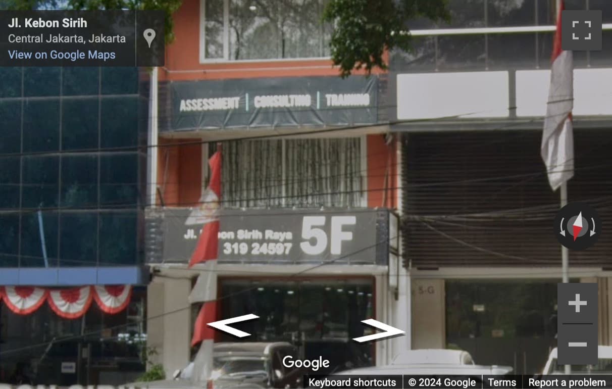 Street View image of Jl. Kebon Sirih Raya No 1, Graha Makmur, Jakarta