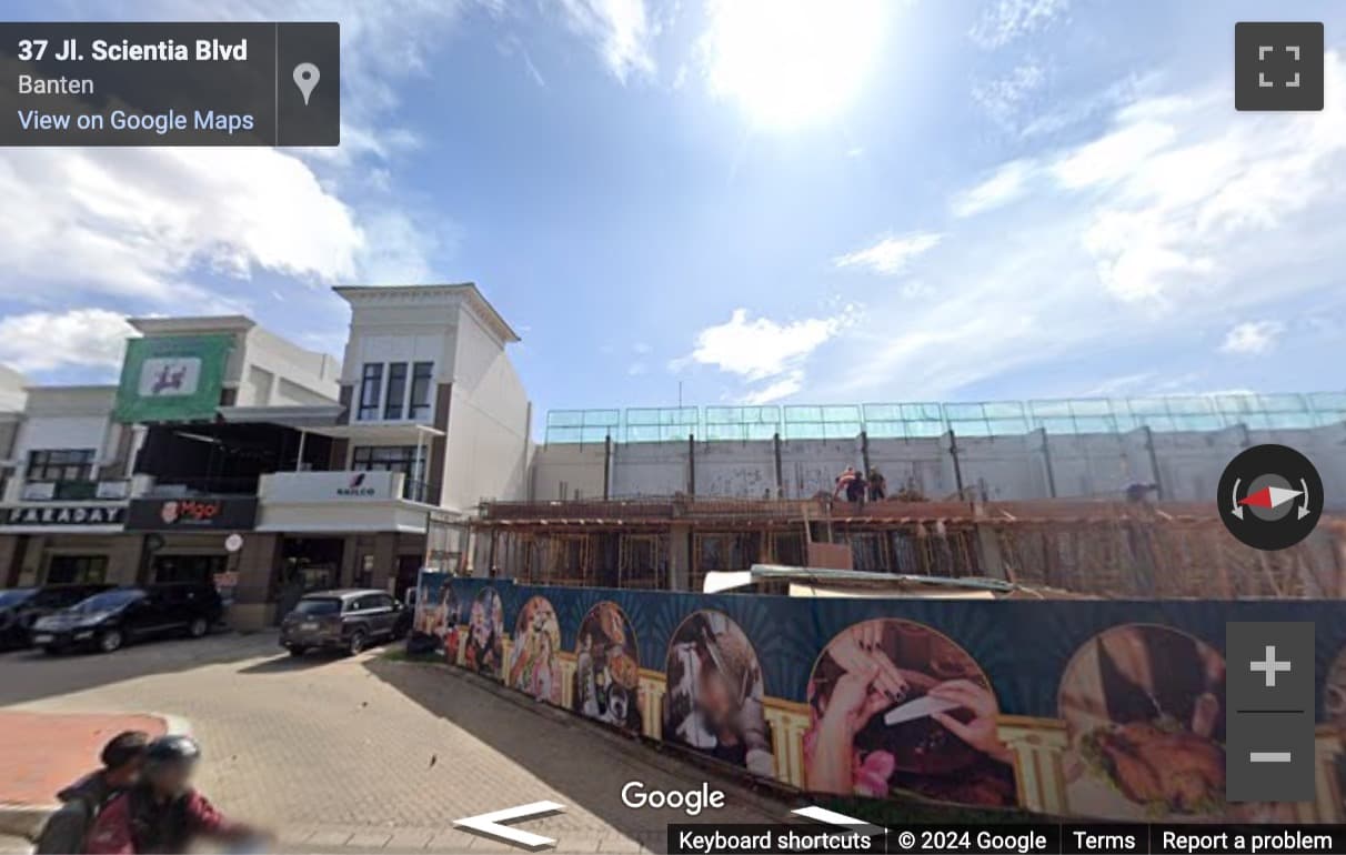 Street View image of Jl. Scientia Boulevard Summarecon Serpong Kav. U2, Tangerang