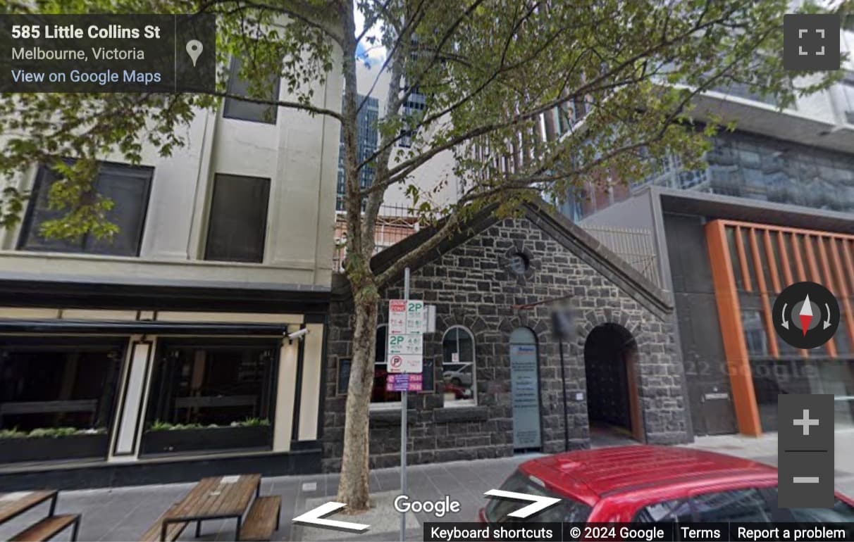 Street View image of 585 Little Collins Street, Melbourne, Victoria