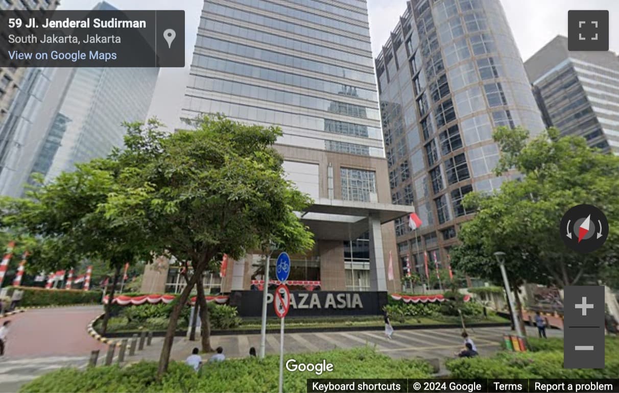 Street View image of Jl. Jenderal Sudirman Kav. 59, Plaza Asia, Jakarta