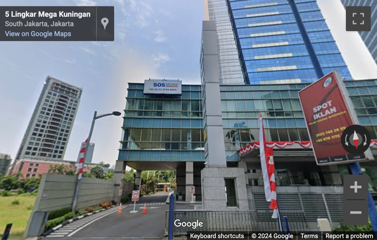 Street View image of Jl. Dr. Ide Anak Agung Gde Agung Blok 6 No. 3, Menara Sunlife, Jakarta