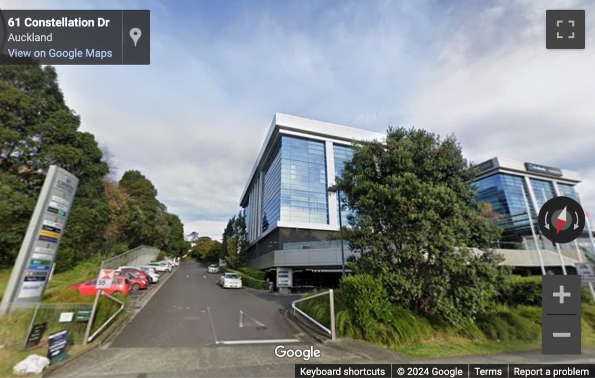 Street View image of Level 3, Candida Building 4, 61 Constellation Drive, Mairangi Bay, Auckland