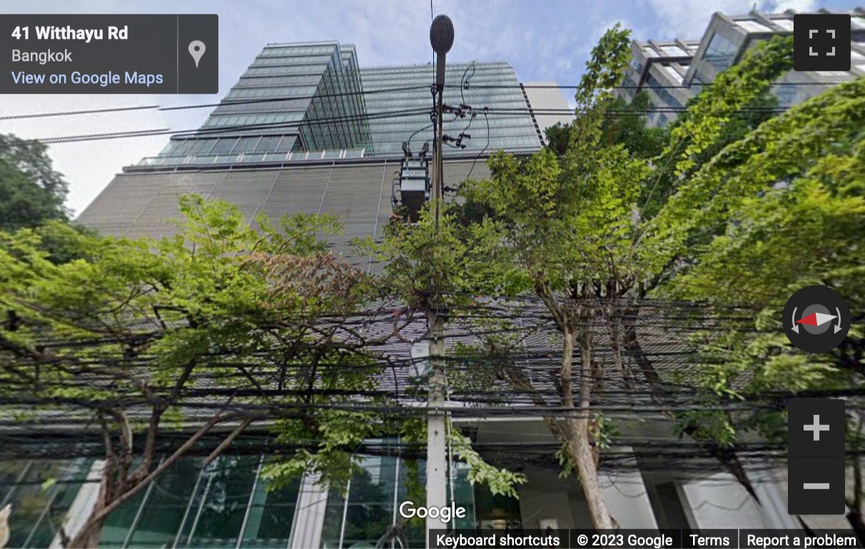 Street View image of Athenee Tower, 63 Wireless Road, Lumpini, Pathumwan, Bangkok, Thailand